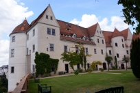 Innenhof Schloss Nossen mit Haupthaus