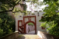 Eingang Schloss Rochsburg mit Zugbrücke