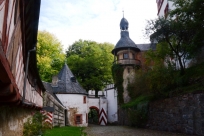 Eingang Schloss Rochsburg mit Wehrgang