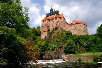 Burg Kriebstein mit Wehr