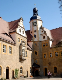 Ecke Eingang Jagdschloss Wermsdorf