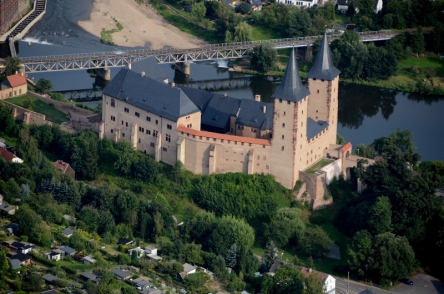 Luftbild Schloss Rochlitz 