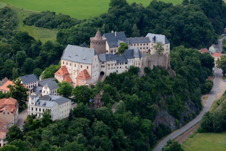 Luftbild Burg Mildenstein