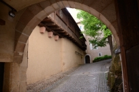 Torbogen mit Wehrgang Burg Gnandstein