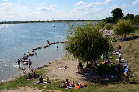 Am Strand Markkleeberger See