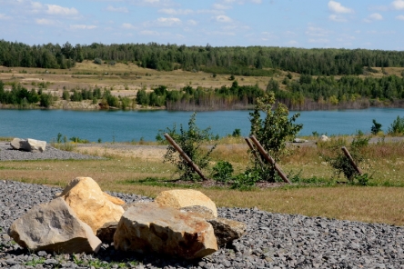 Einstige Tagebaulandschaft Zwenkauer See