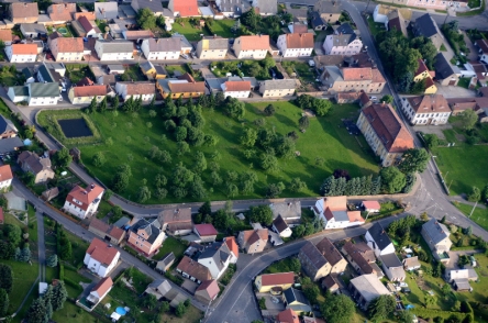 Luftbild Jagdhaus Kössern