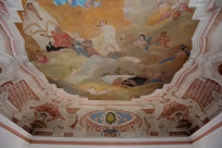 Barocke Deckenmalerei Jagdhaus Kössern