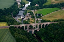 Luftbild Eisenbahnviadukt Göhren