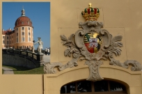 Jagd und Wappen Schloss Moritzburg