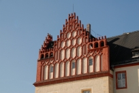Linker Gotischer Staffelgiebel Schloss Trebsen