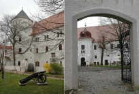 Schlosseingang und Hof Schloss Wurzen