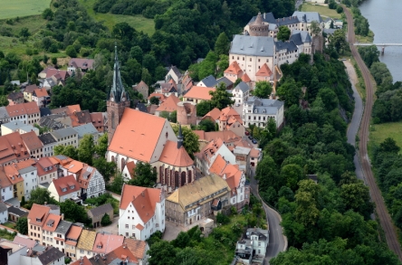Stadtkirche Leisnig und Burg Mildenstein